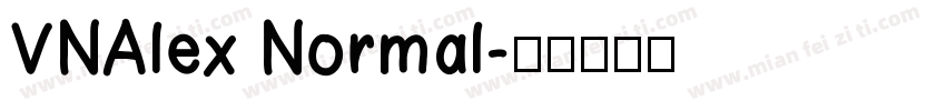 VNAlex Normal字体转换